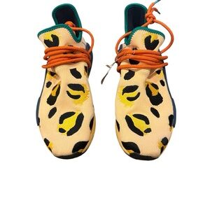 Adidas Leopard Print Sneakers in Yellow, Black & Orange - NWT